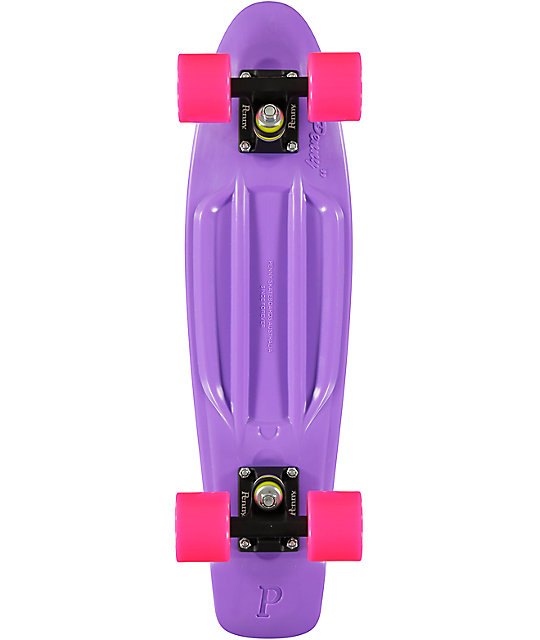 Penny Original Purple, Pink, & Black 22" Cruiser Complete Skateboard at