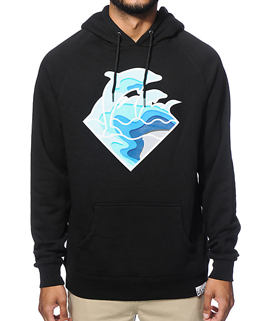 Pink Dolphin Fall Waves Hoodie at Zumiez : PDP