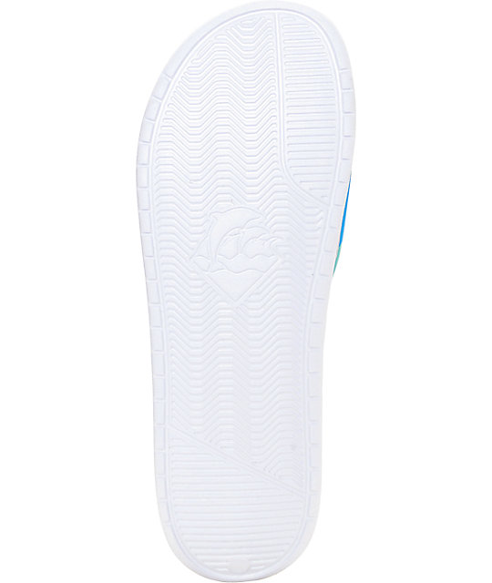 Pink Dolphin Ocean Slide White Sandals | Zumiez
