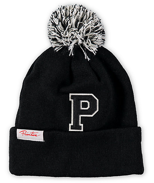 Primitive Block Party Pom Beanie Zumiez