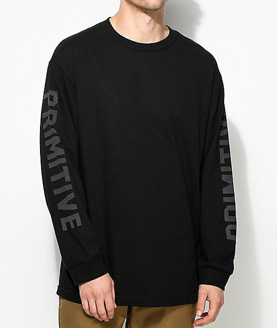 reflective black shirt