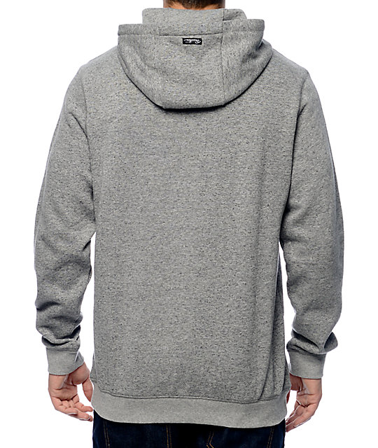 Primitive Built Stronger Heather Grey Pullover Hoodie Zumiez