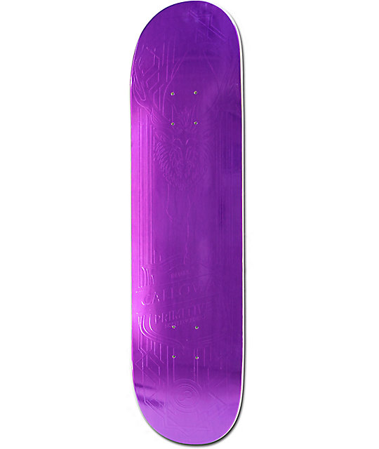 Primitive Calloway Elk Purple Foil 8.125" Skateboard Deck at Zumiez PDP
