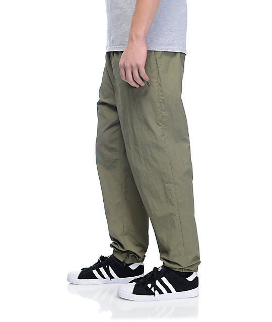 olive track pants