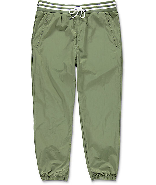 olive track pants