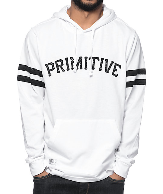 Primitive Hooligan White Pullover Hoodie Zumiez