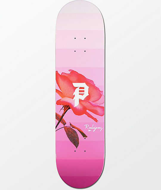 Primitive Rodriguez Rose Out 8.1" Skateboard Deck Zumiez