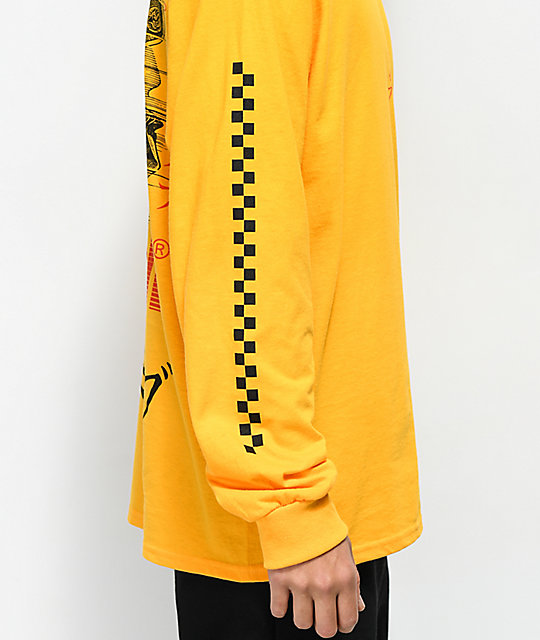 gold long sleeve tee