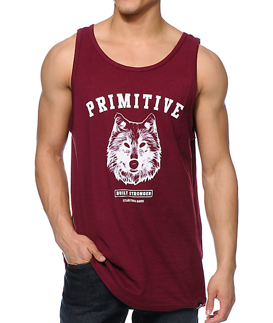 Primitive Spirit Burgundy Tank Top Zumiez