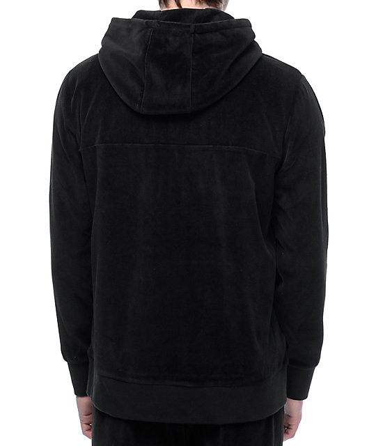 quarter zip black sweatshirt