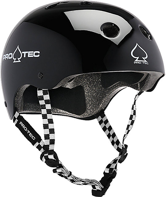 ProTec Classic Black & Checkered Skate Helmet Zumiez