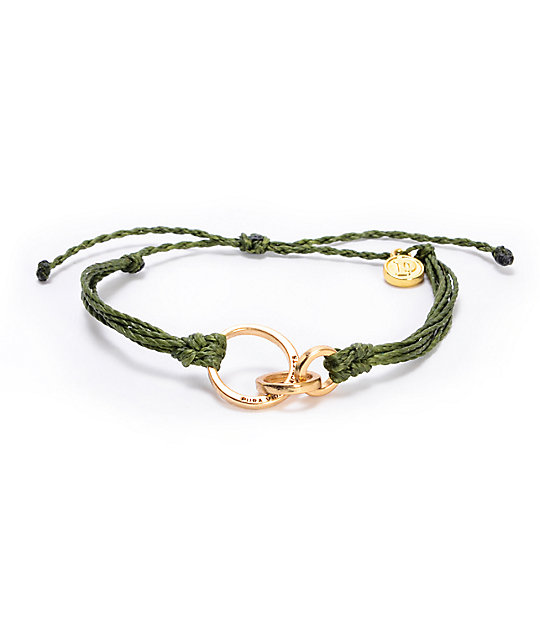 Green pura vida bracelet Clearance