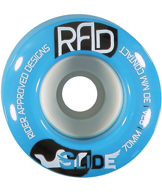 RAD Glide 70mm 82a Longboard Wheels Zumiez