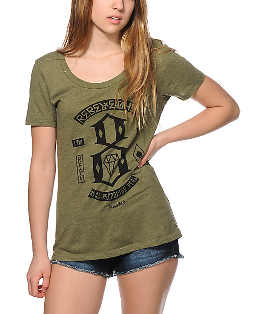 olive t shirt women