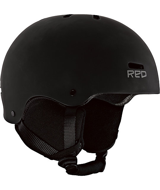 RED Trace Audio Classic Black Snowboard Helmet Zumiez