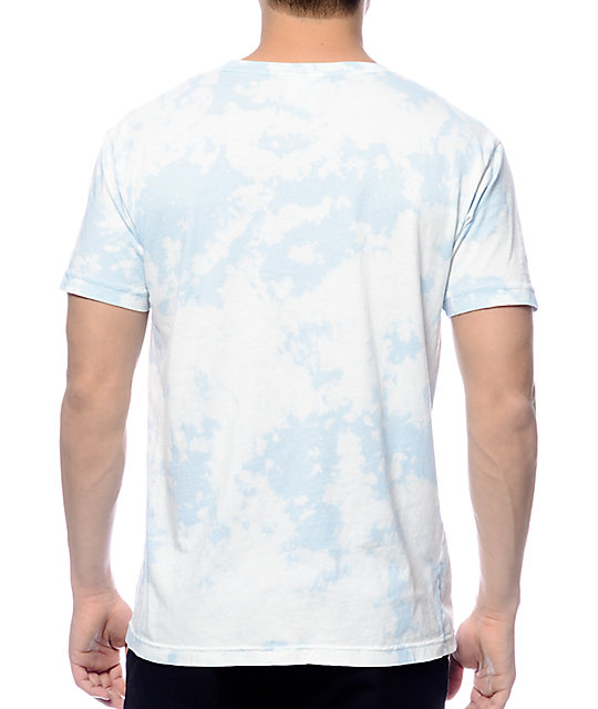 sky tie dye shirt