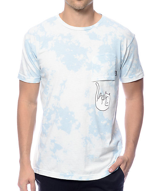 sky tie dye shirt