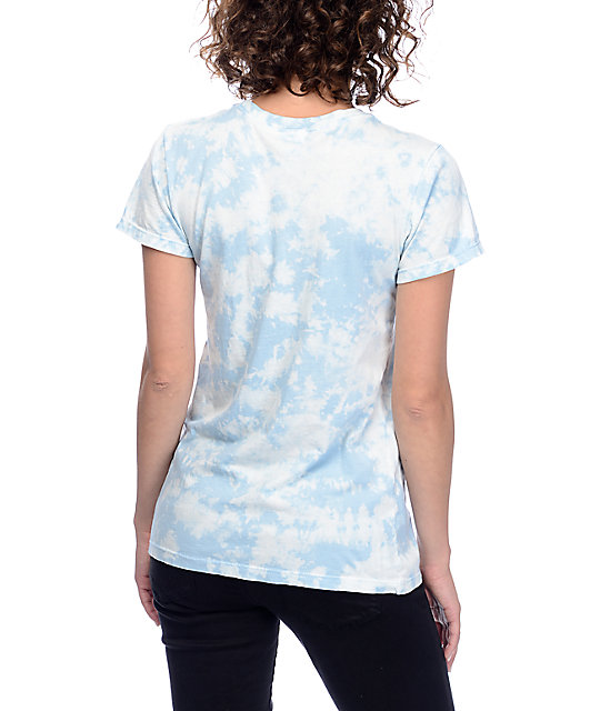 sky tie dye shirt