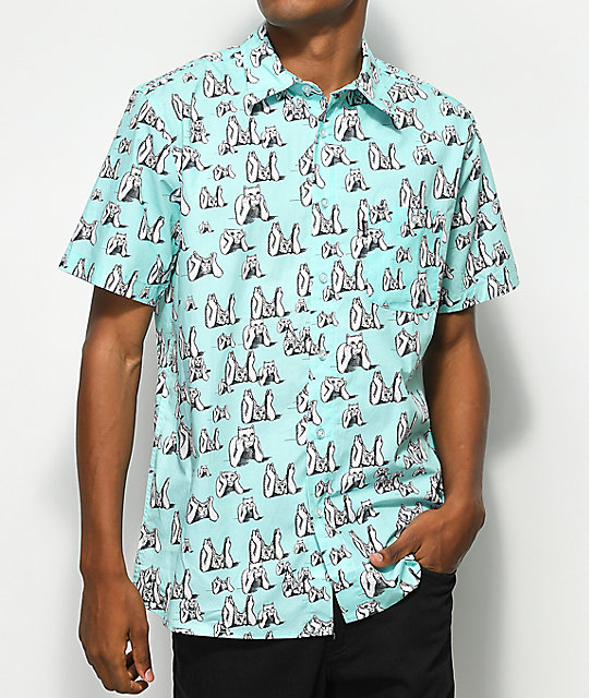 zumiez short sleeve button up