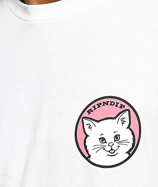 Ripndip Stop Being A Pussy White T Shirt Zumiez Ca