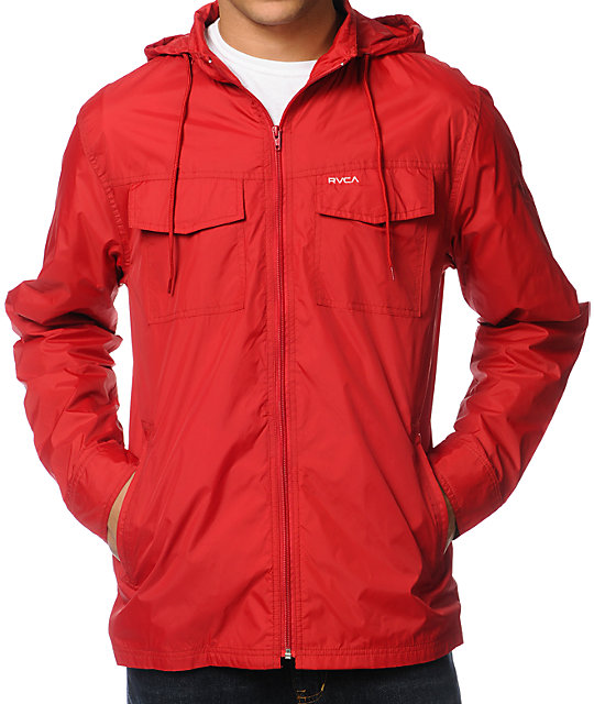 Collection Red Windbreaker Jacket Pictures - Reikian