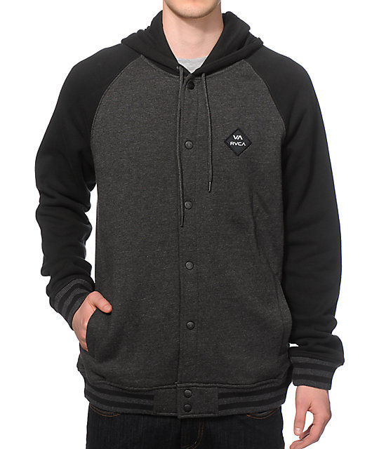 RVCA Mele Snap Button Hoodie