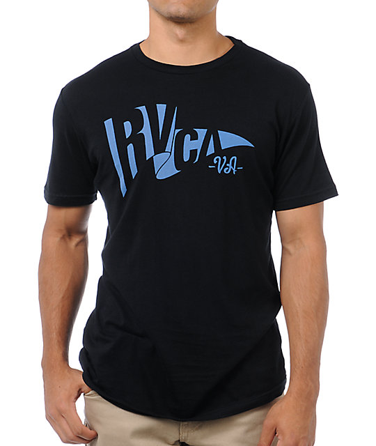 rvca shirt black