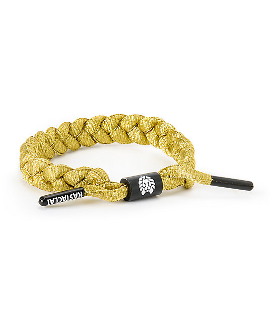 Rastaclat Gold Bracelet Zumiez