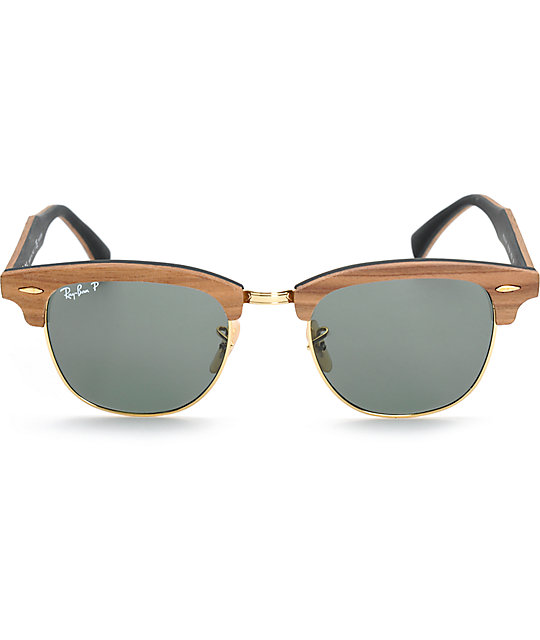 ray ban wood