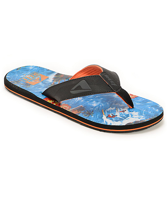 Reef HT Prints Hawaiian Tropic Sandals at Zumiez : PDP