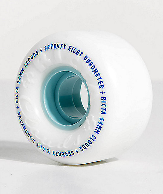 Ricta Clouds 54mm 78a White Skateboard Wheels Zumiez