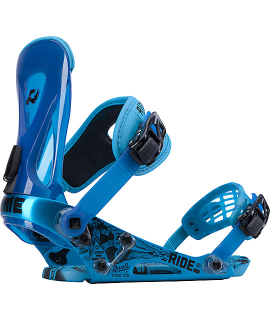 Ride Revolt Cyan Snowboard Bindings Zumiez