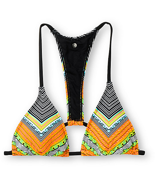 Rip Curl Tiki Goddess Triangle Bikini Top Zumiez