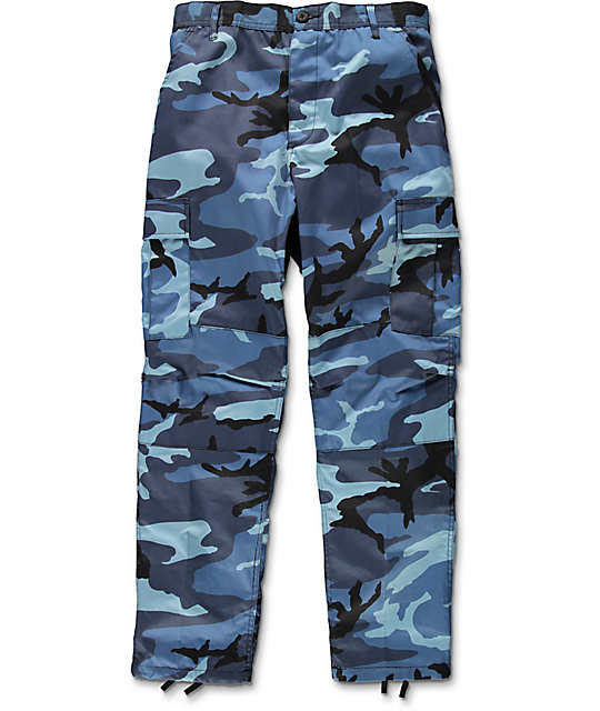 Rothco Bdu Sky Blue Camo Cargo Pants Zumiez