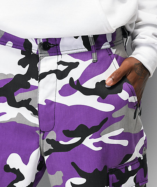 zumiez purple camo pants