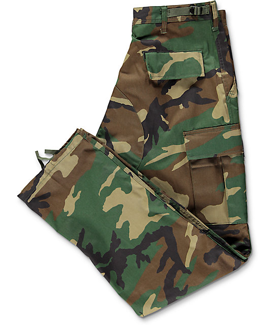 Rothco BDU Tactical Woodland Cargo Pants Zumiez.ca