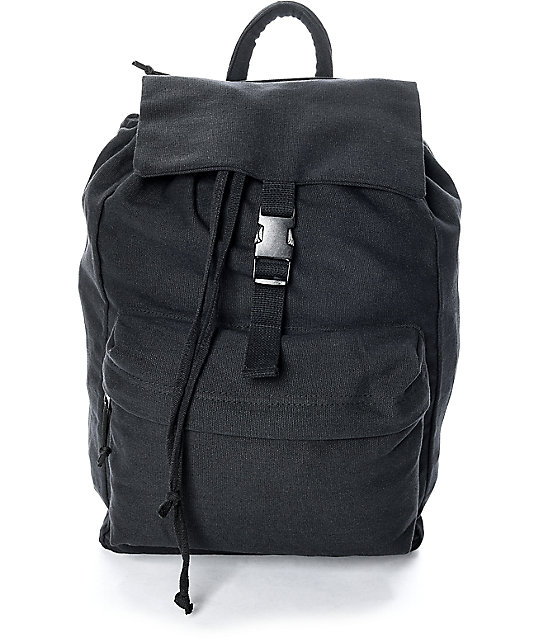 Rothco Black Canvas Backpack Zumiez