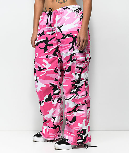 hot pink camo pants