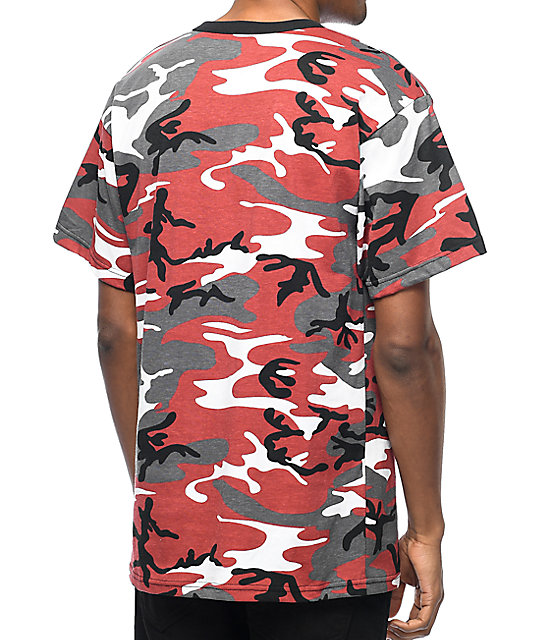 Rothco Red Camo TShirt Zumiez