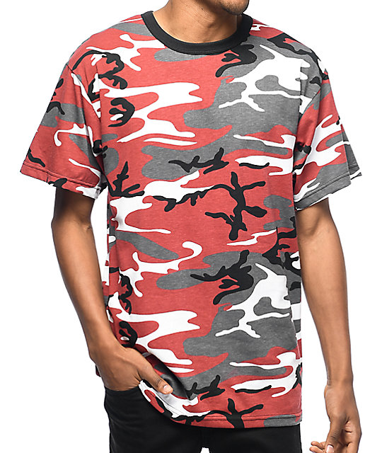 Rothco Red Camo TShirt Zumiez
