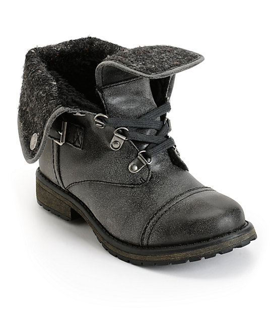 Roxy Ember Black Boots Zumiez