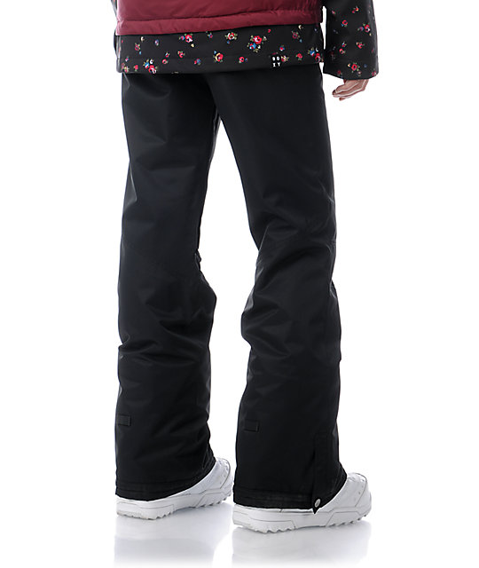 Roxy Evolution Black 8K Snowboard Pants Zumiez
