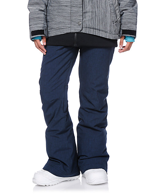 roxy nadia snowboard pants silver pink