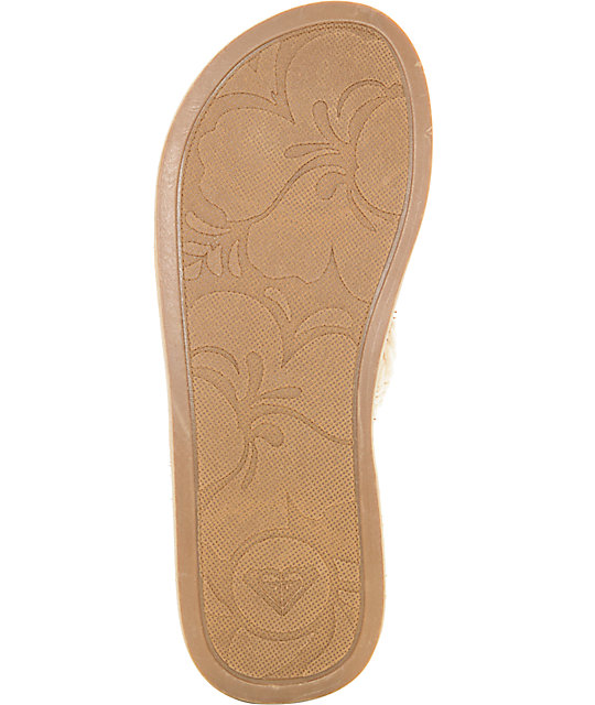 natural flip flops