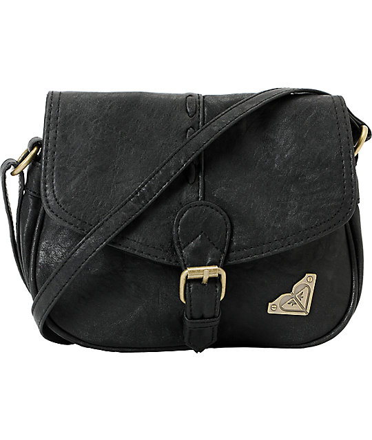 Roxy Wilderness Black Crossbody Purse Zumiez