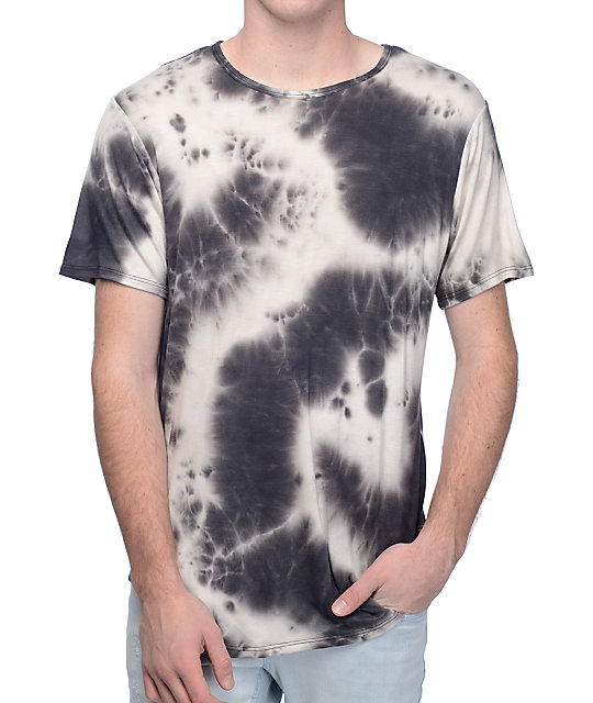 Rustic Dime Black Marble Tie Dye T-Shirt