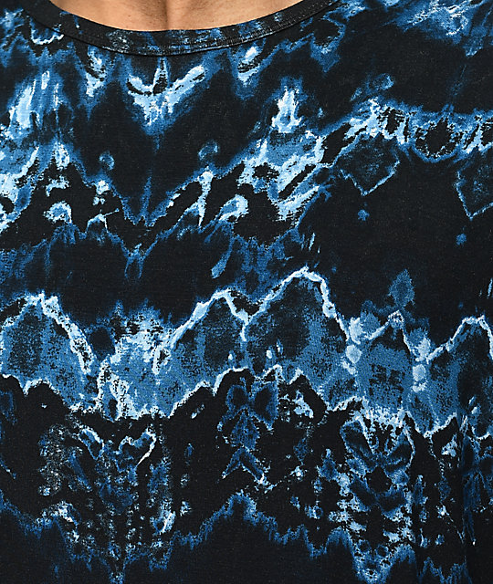 Rustic Dime Navy Tie Dye TShirt Zumiez