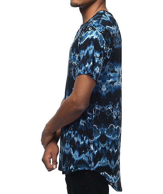 Rustic Dime Navy Tie Dye TShirt Zumiez