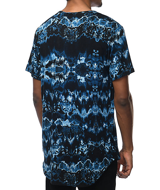 Rustic Dime Navy Tie Dye TShirt Zumiez