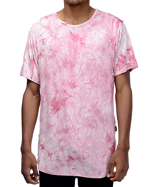 light pink tie dye t shirt